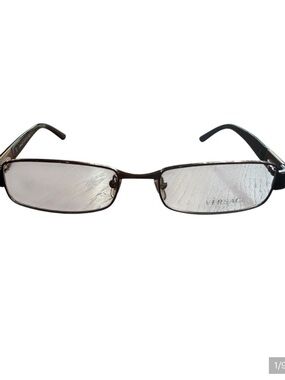 Versace MOD 1121 1061 51-135 Bronze/Brown Full Rim Eyeglass Frame.